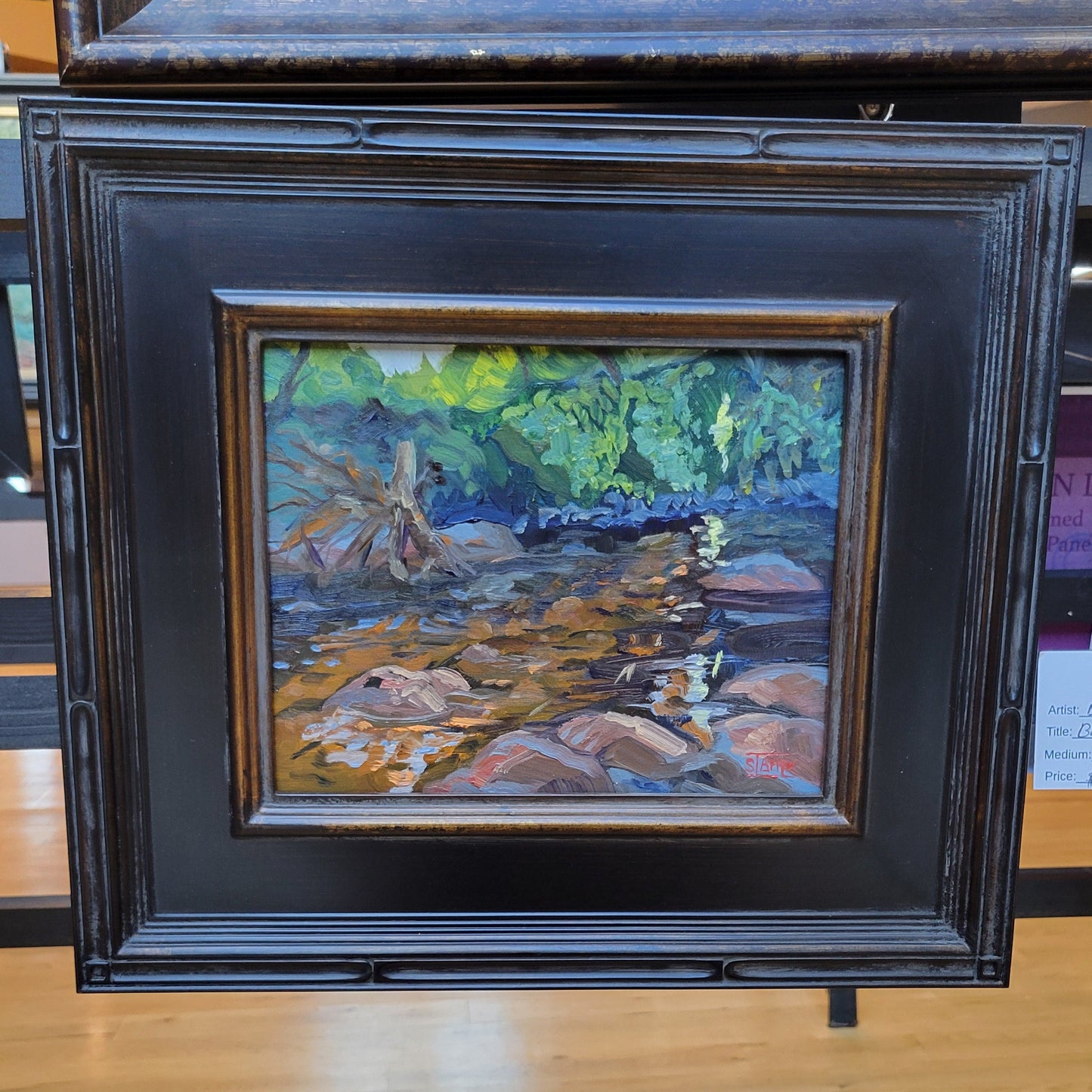 Beaverdam Creek Original Oil Plein Air Painting