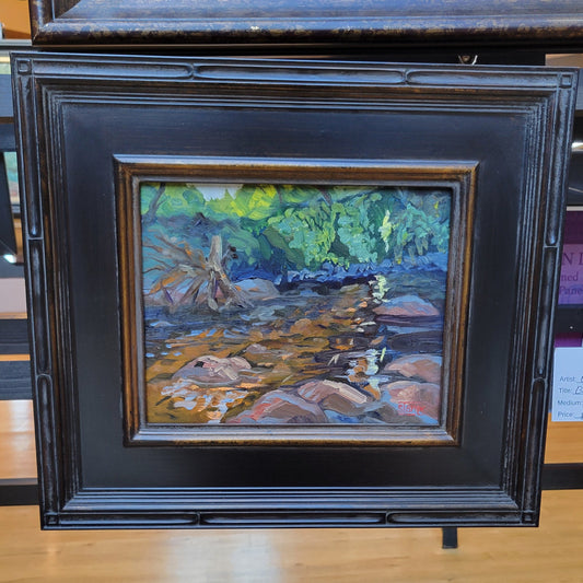 Beaverdam Creek Original Oil Plein Air Painting