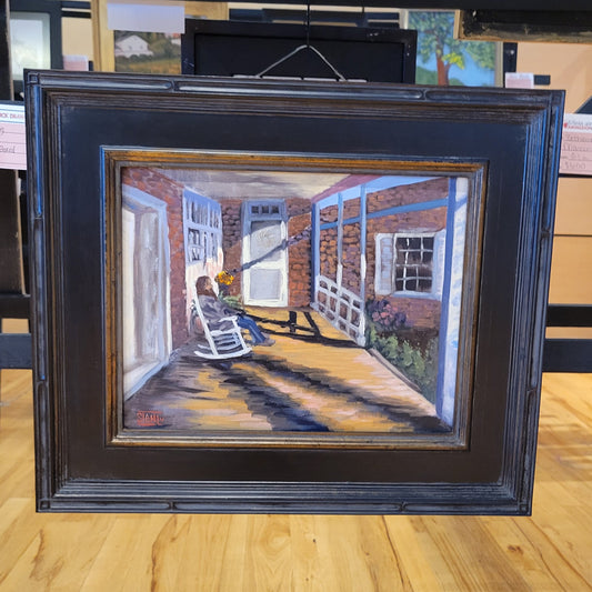 Mornin' Rockin' Original Oil Plein Air Painting