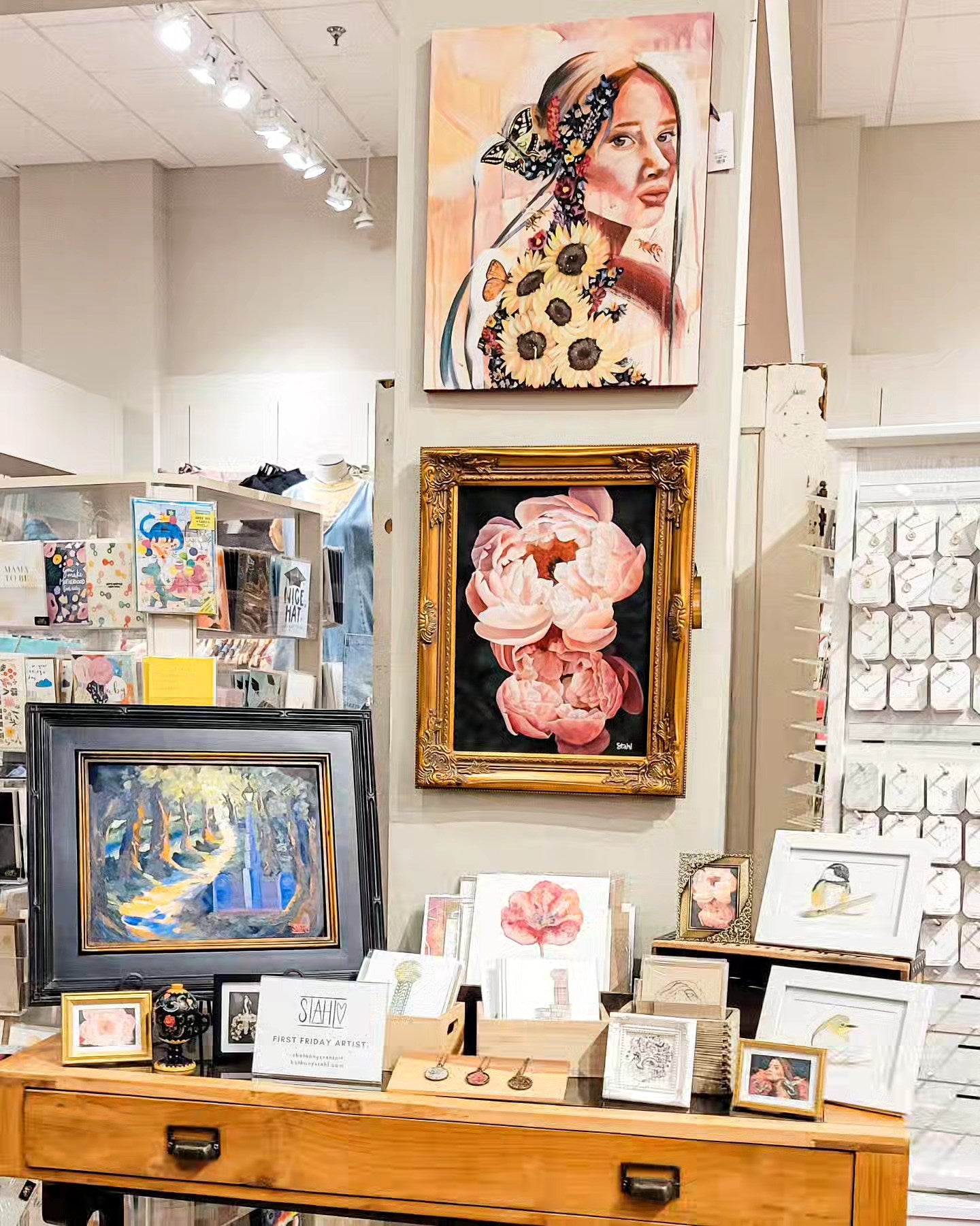 Elysium Original Peony Acrylic Painting