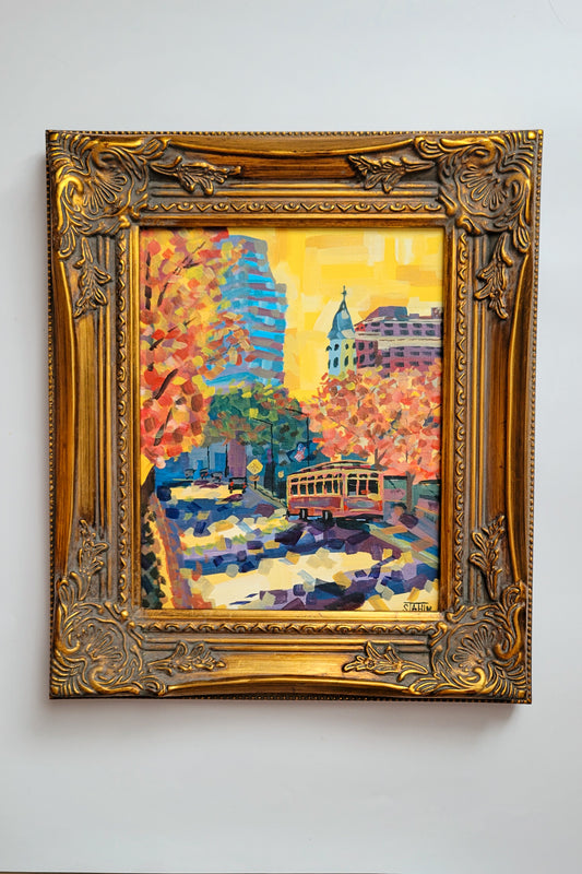 Downtown Knoxville Original Acrylic Painting