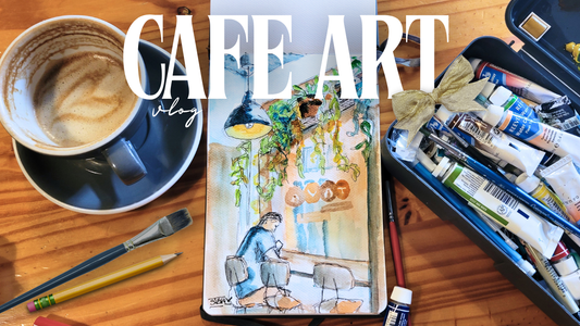 Painting Watercolor at the Best Coffee Shop in Old City Knoxville
