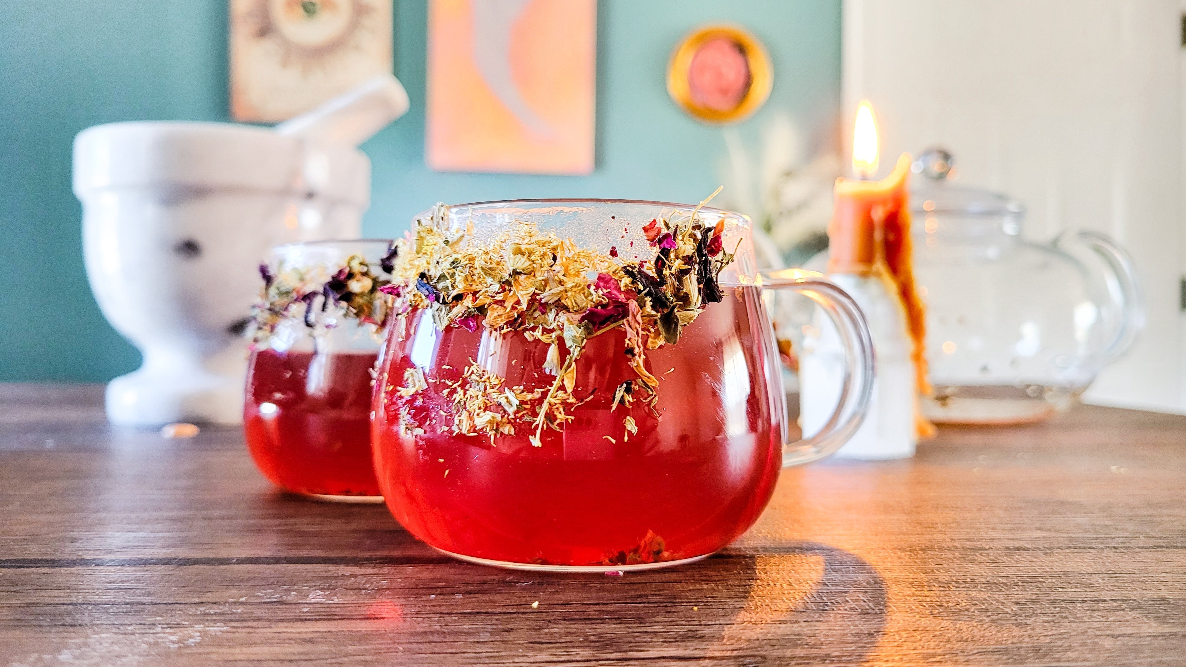 Goddess Collection Tea Goddess Tea Recipe: A Calming Herbal Infusion with Chamomile, Rose & L ...