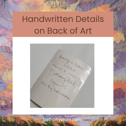 A Painting of My Soul ACEO Collectable Mini Art