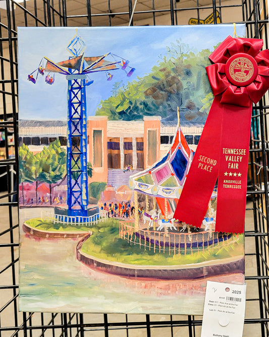 Tennessee Valley Fair Original Oil Painting