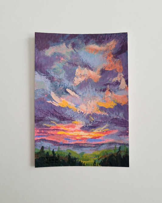 Shine through the Darkness ACEO Collectable Mini Art