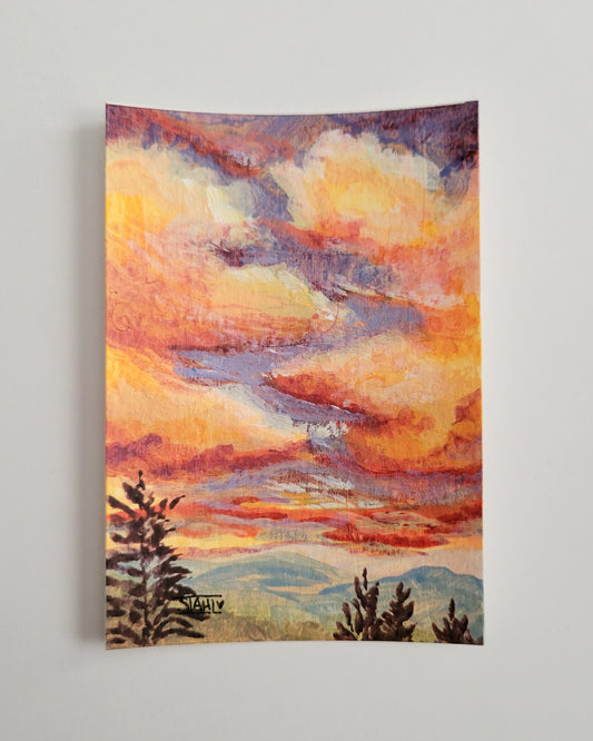 Look How Far We've Come ACEO Collectable Mini Art