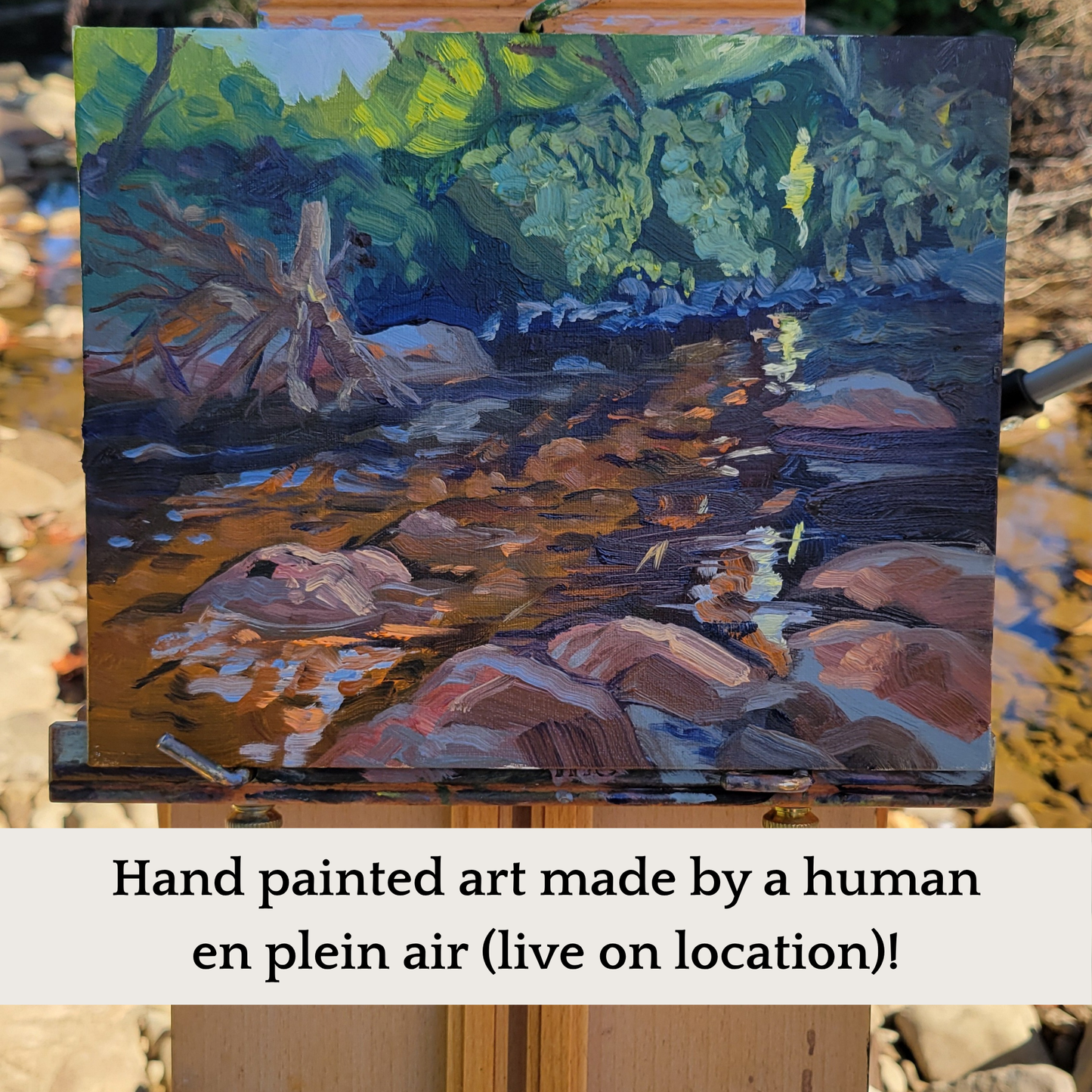 River Landscape Wall Art – Beaverdam Creek Giclée Fine Art Poster