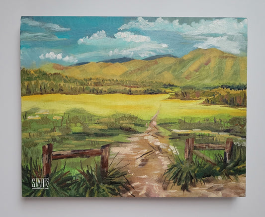 Into Cades Cove Original Oil Painting