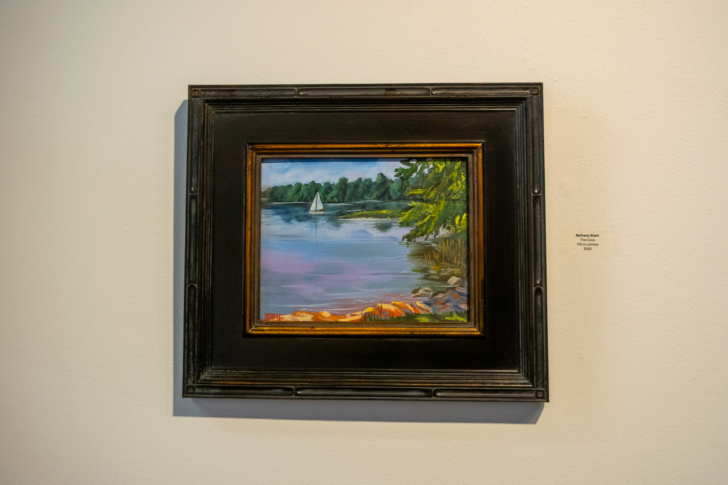 The Cove Original Plein Air Oil Painting