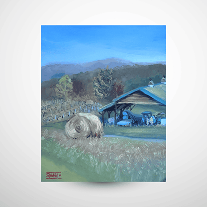 Grainger County Original Plein Air Oil Painting