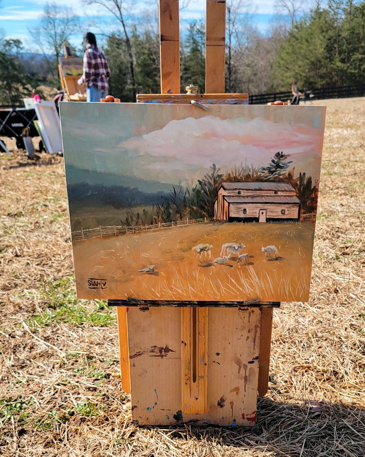 Tennessee Farm Oil Painting