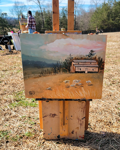 Tennessee Farm Oil Painting