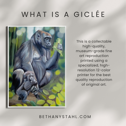 Gorillas Giclée