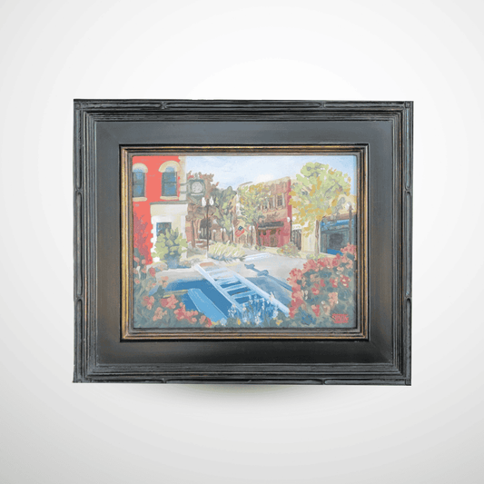 Window Into Ottawa Original Plein Air Oil Painting