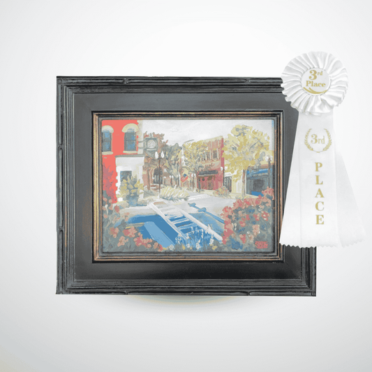 Window Into Ottawa Original Plein Air Oil Painting