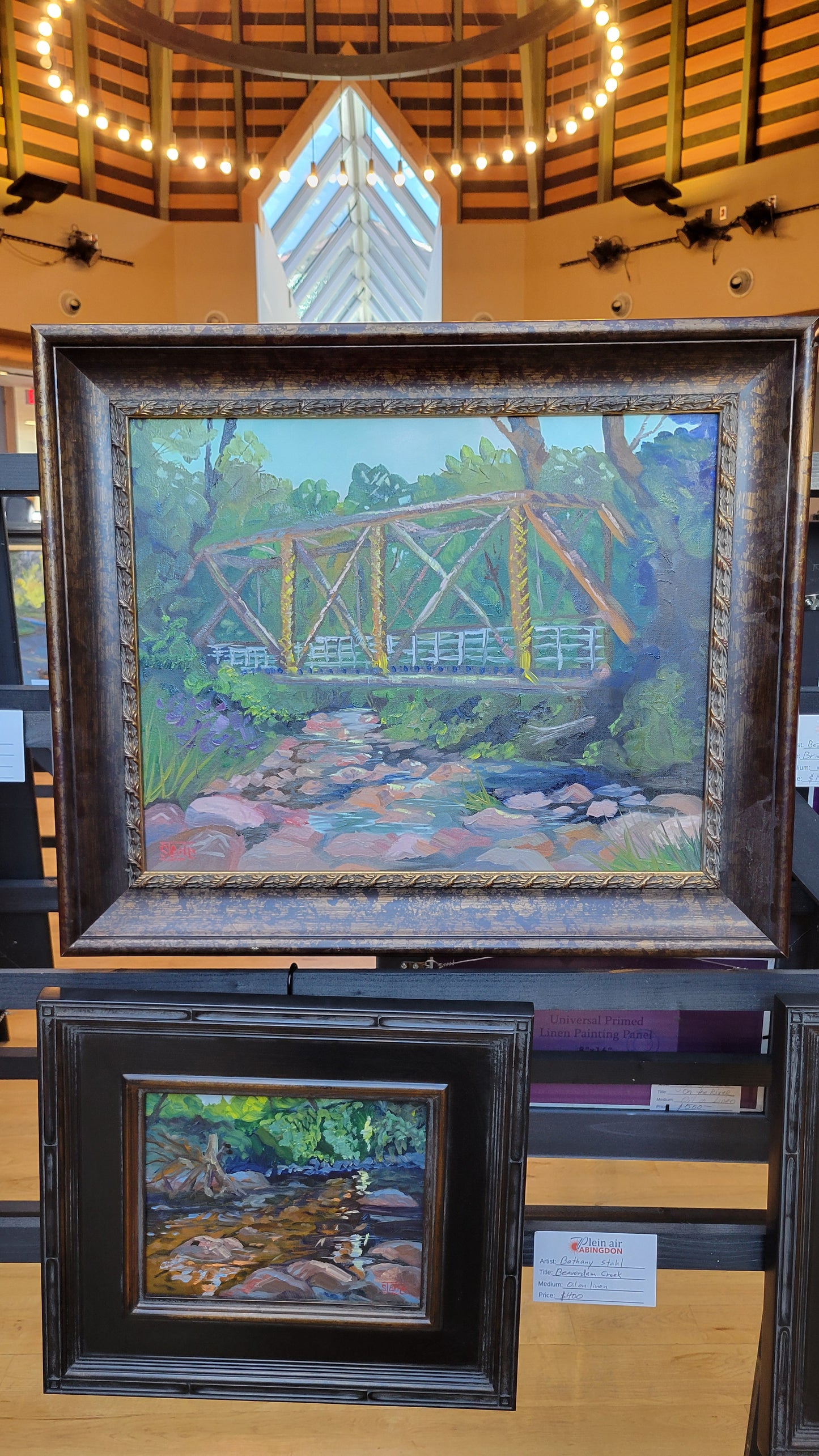 Damascus Bridge Original Oil Plein Air Painting