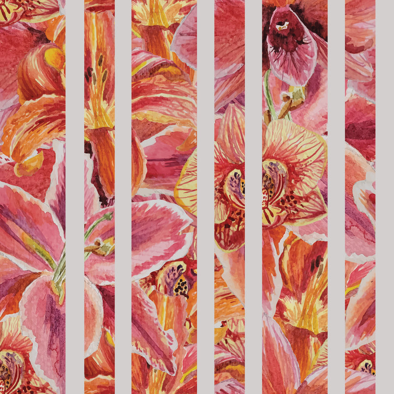 Orchids and Lilies | Stripes