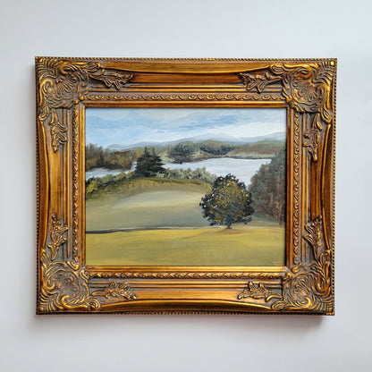 Lakeshore Park #2 Original Plein Air Oil Painting