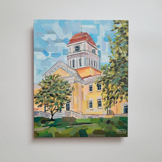 Blount County Courthouse Original Acrylic Painting
