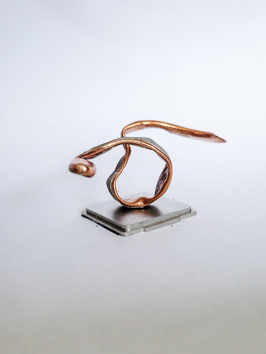Riptide Recycled Copper Mini Sculpture